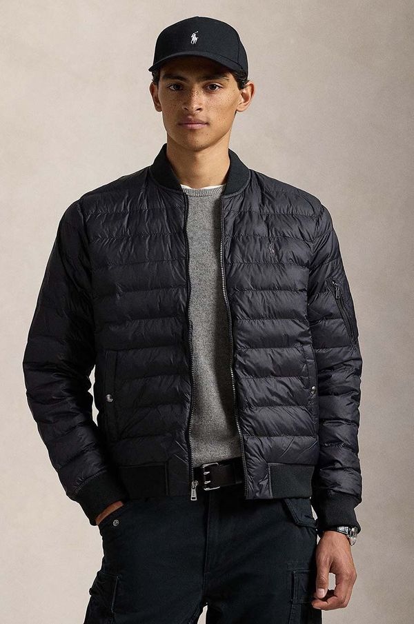 Polo Ralph Lauren Jakna Polo Ralph Lauren za muškarce, boja: crna, za prijelazno razdoblje, 710949961