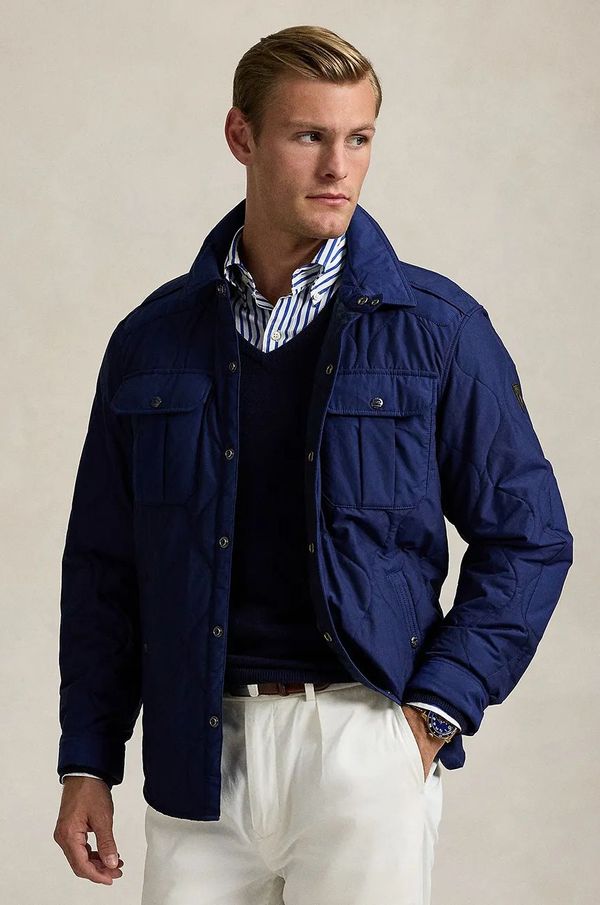 Polo Ralph Lauren Jakna Polo Ralph Lauren za muškarce, boja: tamno plava, za prijelazno razdoblje, 710961951