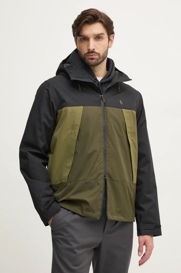 Polo Ralph Lauren Jakna Polo Ralph Lauren za muškarce, boja: zelena, za prijelazno razdoblje, 710955629