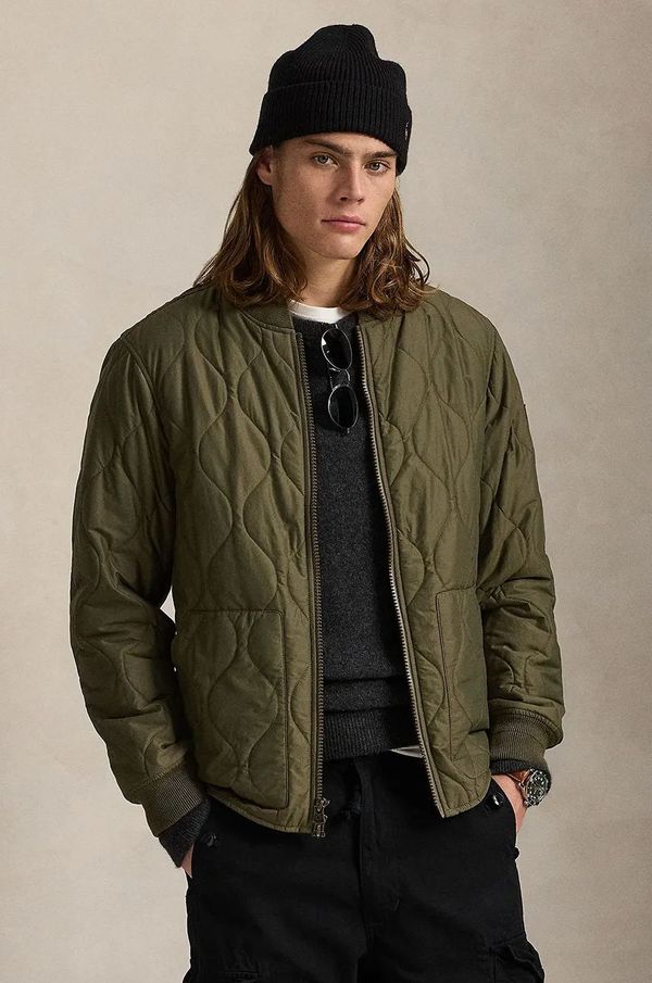 Polo Ralph Lauren Jakna Polo Ralph Lauren za muškarce, boja: zelena, za prijelazno razdoblje, 710955785