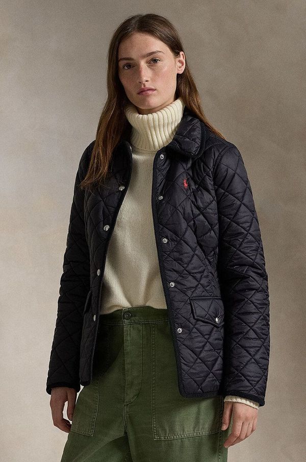 Polo Ralph Lauren Jakna Polo Ralph Lauren za žene, boja: crna, za prijelazno razdoblje, 211940996
