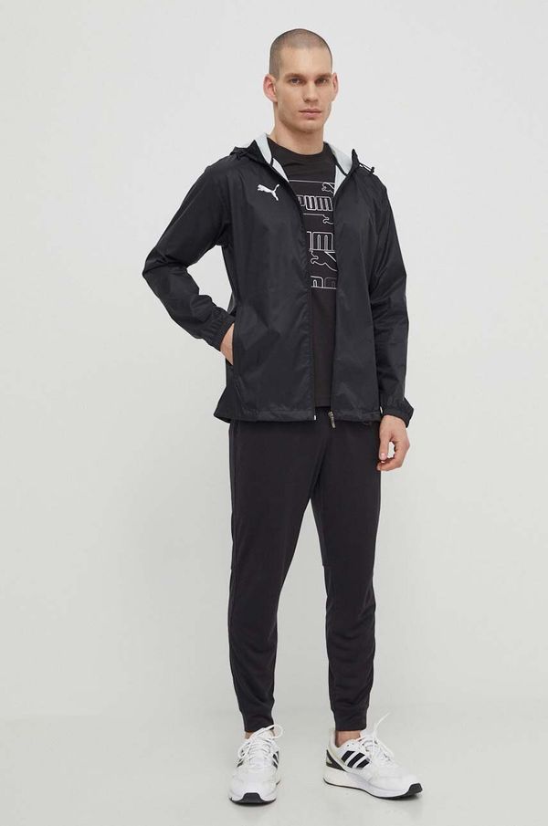 Puma Jakna Puma za muškarce, boja: crna, za prijelazno razdoblje, 658599