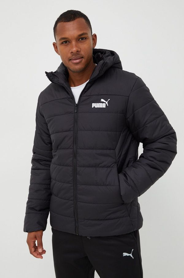 Puma Jakna Puma za muškarce, boja: crna, za prijelazno razdoblje