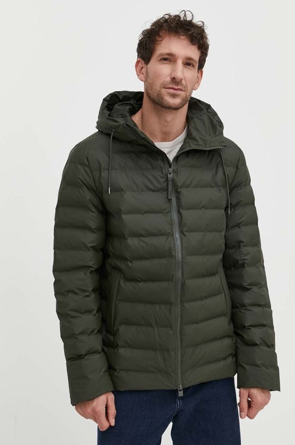 Rains Jakna Rains 15810 Jackets boja: zelena, za zimu