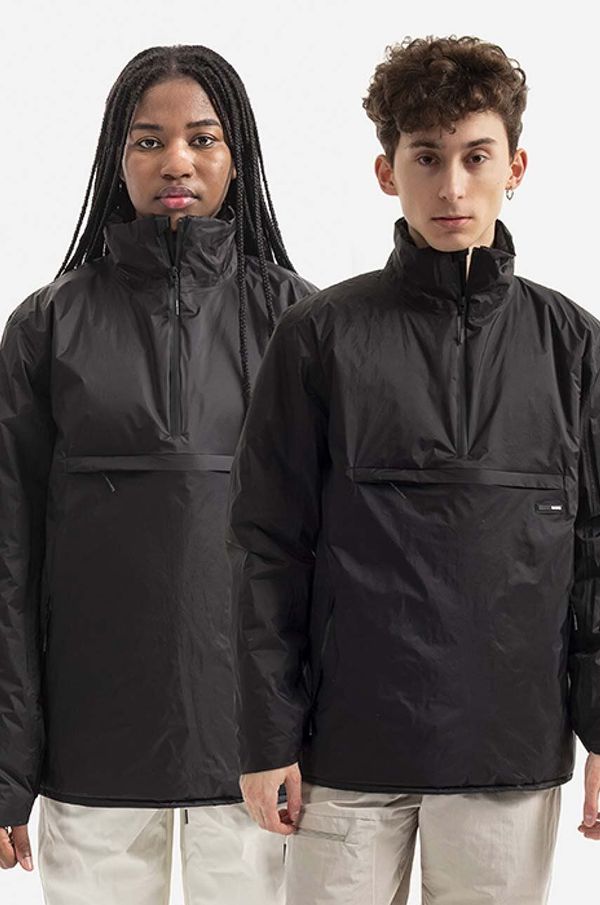 Rains Jakna Rains Padded Nylon Anorak boja: crna, za prijelazno razdoblje, 15490.BLACK-BLACK