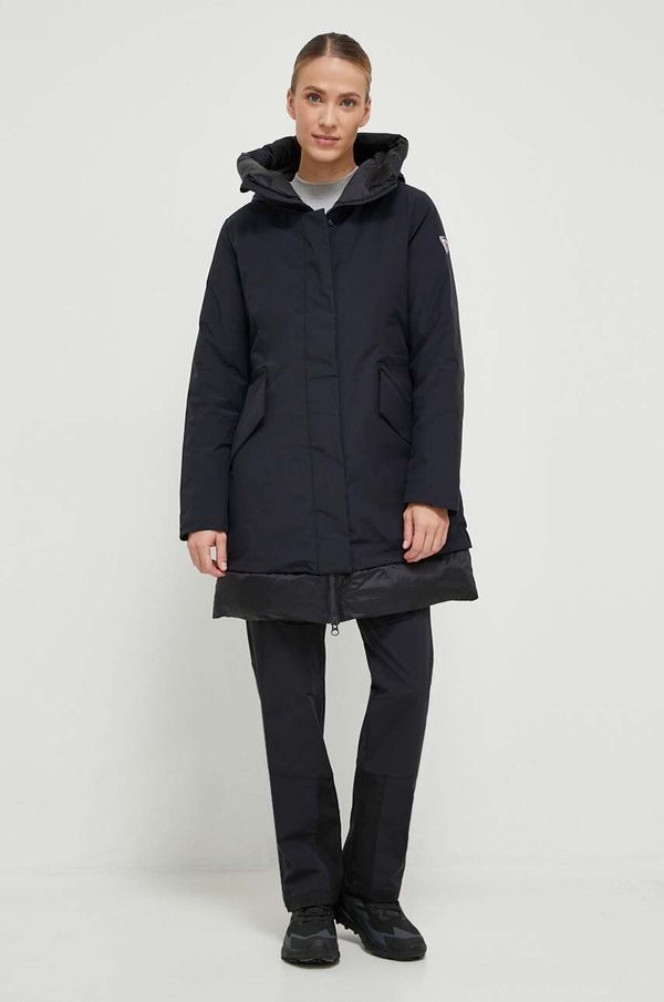 Rossignol Jakna Rossignol za žene, boja: tamno plava, za zimu