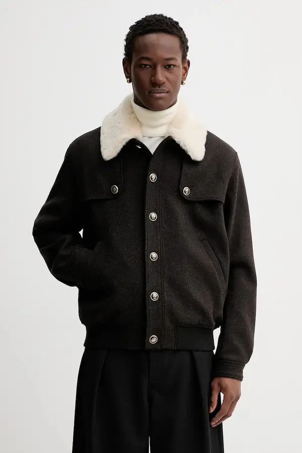 Drôle de Monsieur Jakna s dodatkom vune Drôle de Monsieur Le Blouson Laine