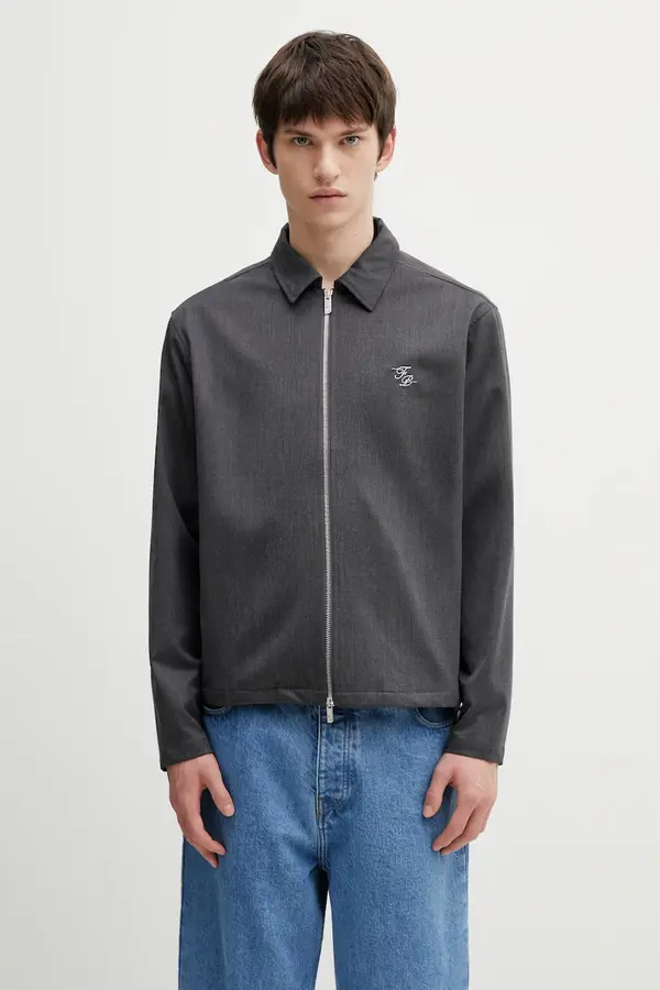 Filling Pieces Jakna s dodatkom vune Filling Pieces Twill Wool