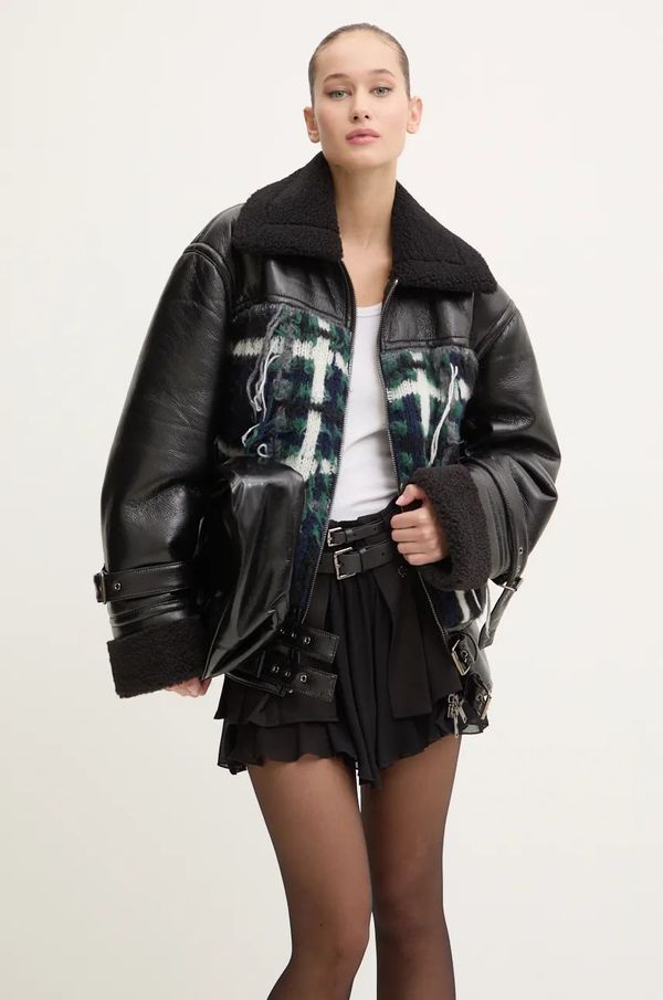 Iceberg Jakna s dodatkom vune Iceberg boja: crna, za prijelazno razdoblje, oversize, O011 2826