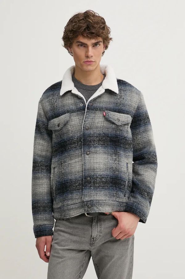 Levi's Jakna s dodatkom vune Levi's boja: siva, za prijelazno razdoblje, oversize, A6027