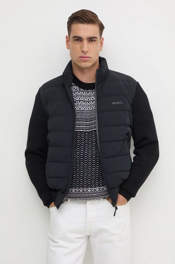 Mackage Jakna s dodatkom vune MACKAGE boja: crna, za prijelazno razdoblje, HANEY-CITY