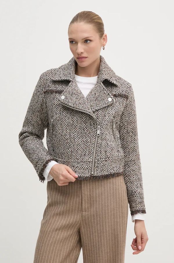 Sisley Jakna s dodatkom vune Sisley boja: siva, za prijelazno razdoblje, 2NLELN050