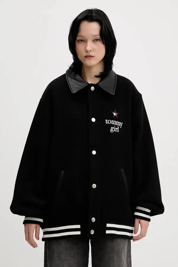 Tommy Jeans Jakna s dodatkom vune Tommy Jeans