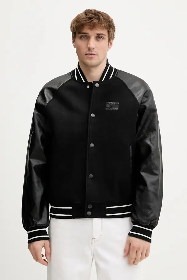 Tommy Jeans Jakna s dodatkom vune Tommy Jeans