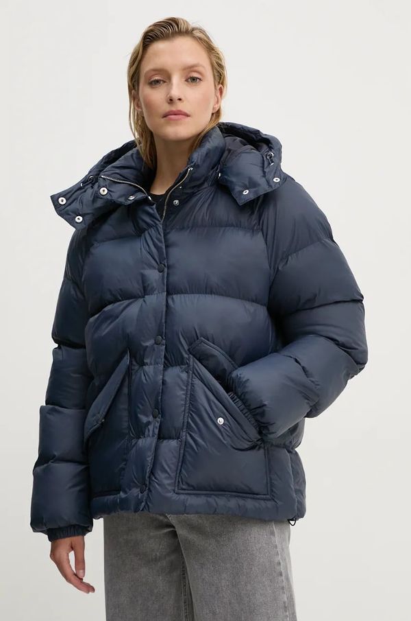 Samsoe Samsoe Jakna Samsoe Samsoe SAHANAY za žene, boja: tamno plava, za zimu, F24300010