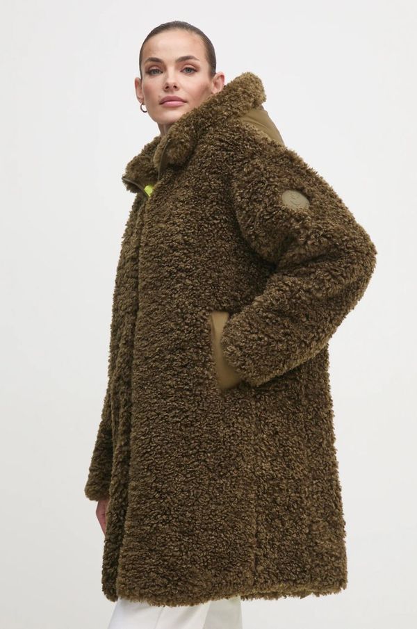 Save The Duck Jakna Save The Duck ANGELICA za žene, boja: zelena, za prijelazno razdoblje, D42035W.CURL19