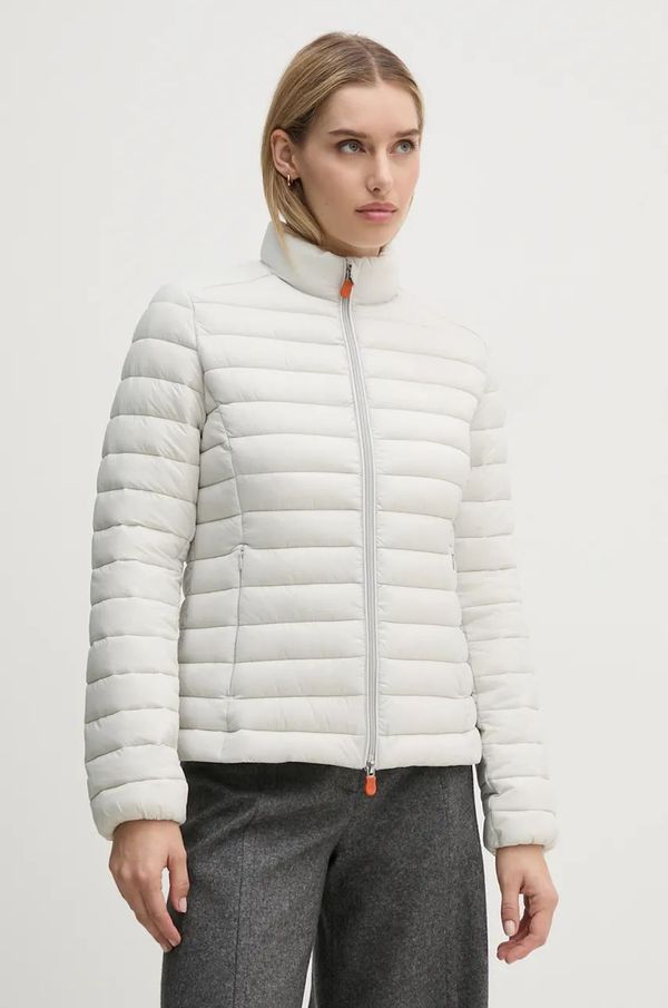 Save The Duck Jakna Save The Duck CARLY za žene, boja: siva, za zimu, D39760W.GIGA19