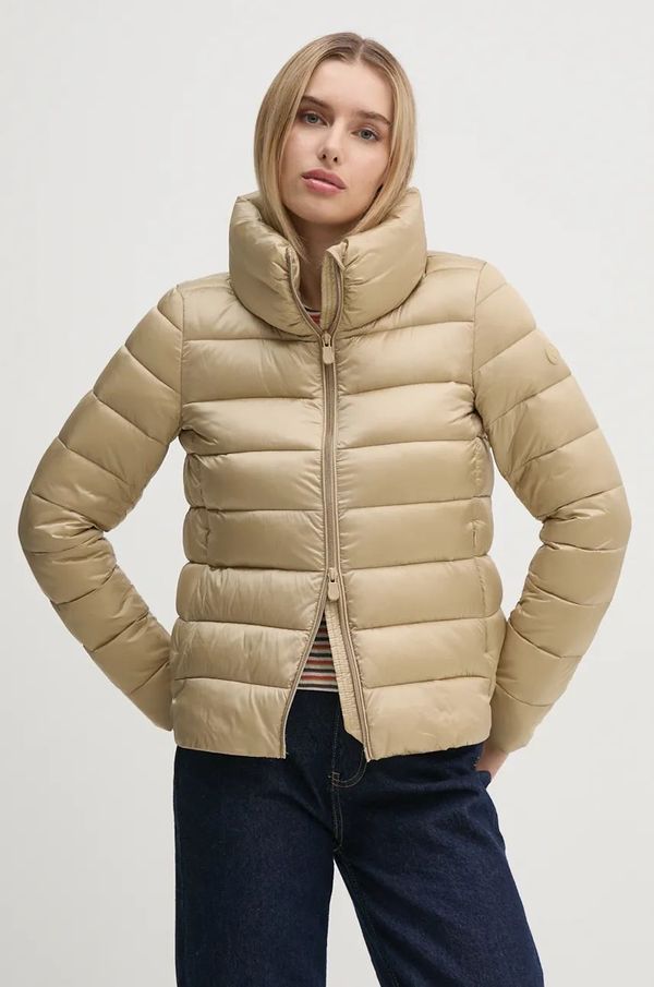 Save The Duck Jakna Save The Duck ELSIE za žene, boja: bež, za prijelazno razdoblje, D30520W.IRIS19