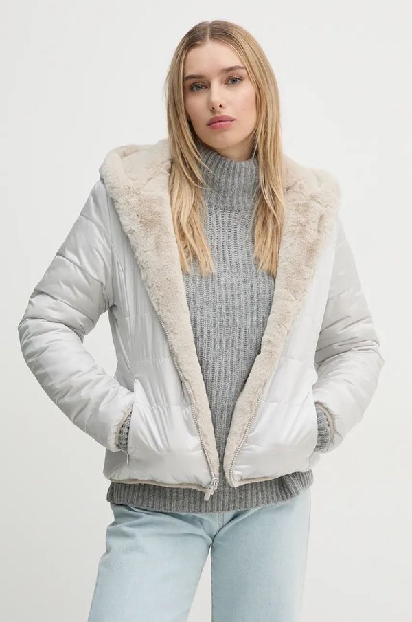 Save The Duck Jakna Save The Duck LAILA za žene, boja: siva, za zimu, D33540W.FURY19