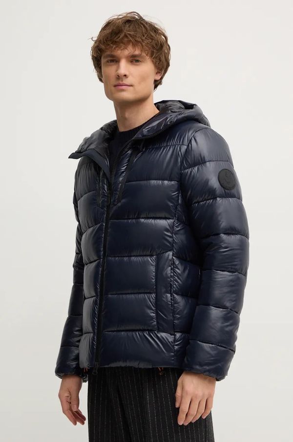 Save The Duck Jakna Save The Duck MAXIME za muškarce, boja: tamno plava, za zimu, D30816M.LUCK19