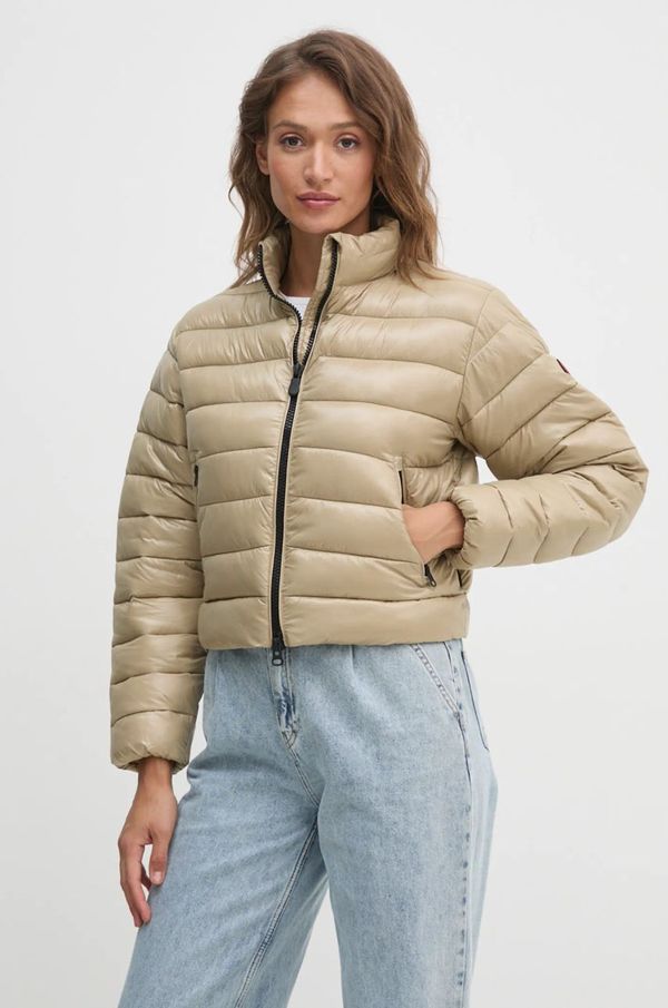 Save The Duck Jakna Save The Duck MYRA za žene, boja: bež, za prijelazno razdoblje, D31915W.LOVE19