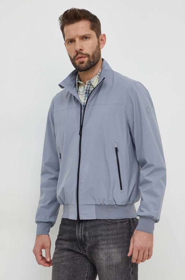 Save The Duck Jakna Save The Duck za muškarce, boja: siva, za prijelazno razdoblje