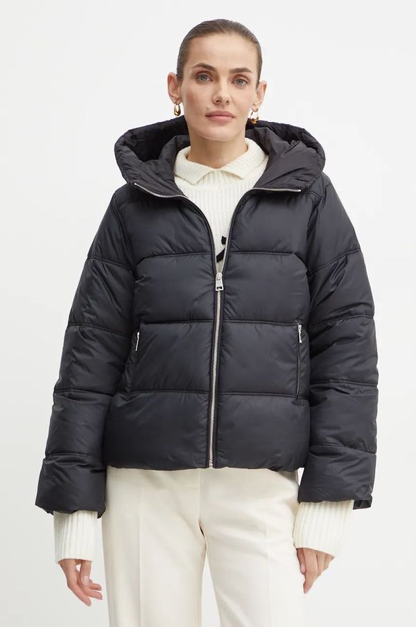 Silvian Heach Jakna Silvian Heach STEUR za žene, boja: crna, za zimu, GPA24048PI