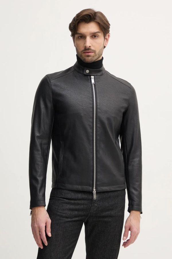 Sisley Jakna Sisley za muškarce, boja: crna, za prijelazno razdoblje, 21DYSN03P