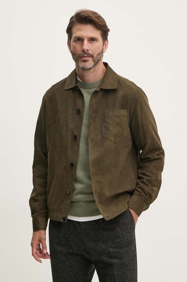 Sisley Jakna Sisley za muškarce, boja: zelena, za prijelazno razdoblje, 2KPSSN03B