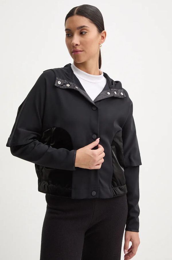 Sportalm Jakna Sportalm za žene, boja: crna, za prijelazno razdoblje, oversize, 1850012510