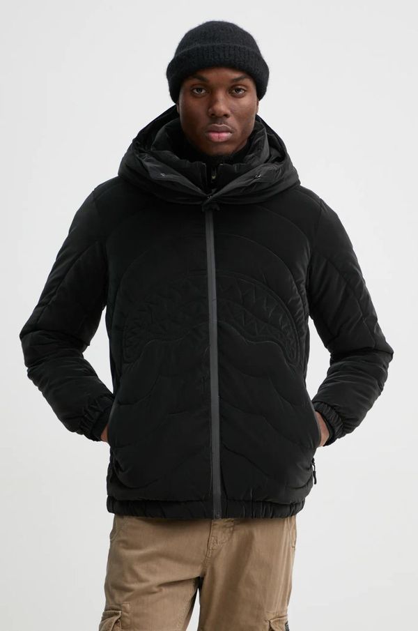 Sprayground Jakna Sprayground boja: crna, za prijelazno razdoblje, oversize, SP663