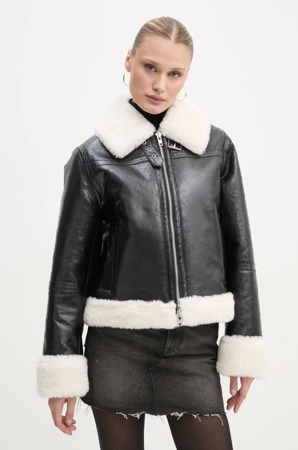 Stand Studio Jakna Stand Studio Lorelle Jacket za žene, boja: crna, za prijelazno razdoblje, 61055-9158