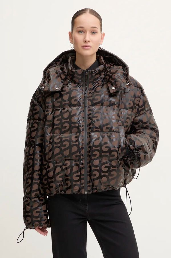 Stine Goya Jakna Stine Goya za žene, boja: smeđa, za zimu, oversize, J014-2277