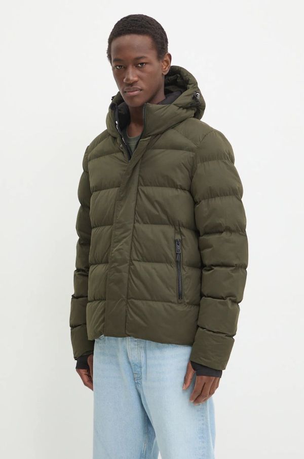 Superdry Jakna Superdry za muškarce, boja: zelena, za zimu, M5011907A-ZC3
