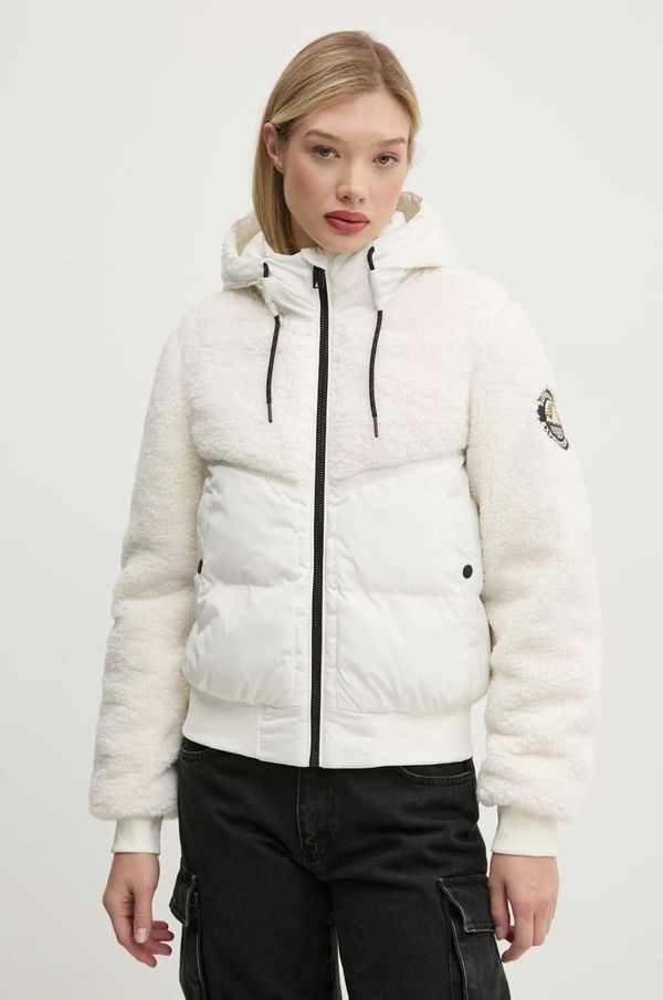 Superdry Jakna Superdry za žene, boja: bijela, za zimu, W5011758A-71D