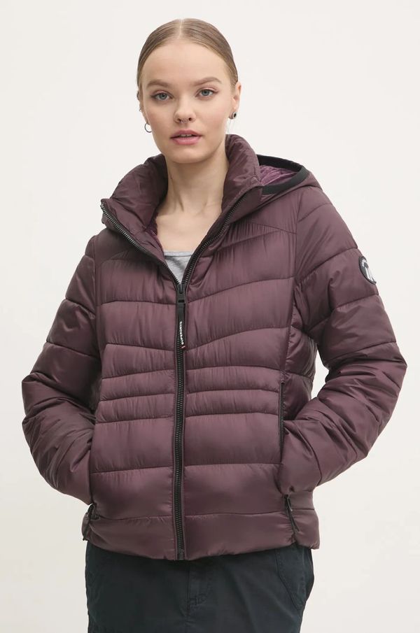 Superdry Jakna Superdry za žene, boja: ljubičasta, za zimu, W5011724A-C4J