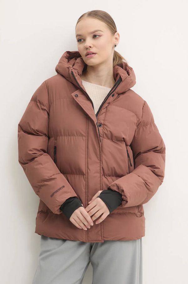Superdry Jakna Superdry za žene, boja: smeđa, za zimu, W5011728A-2TP