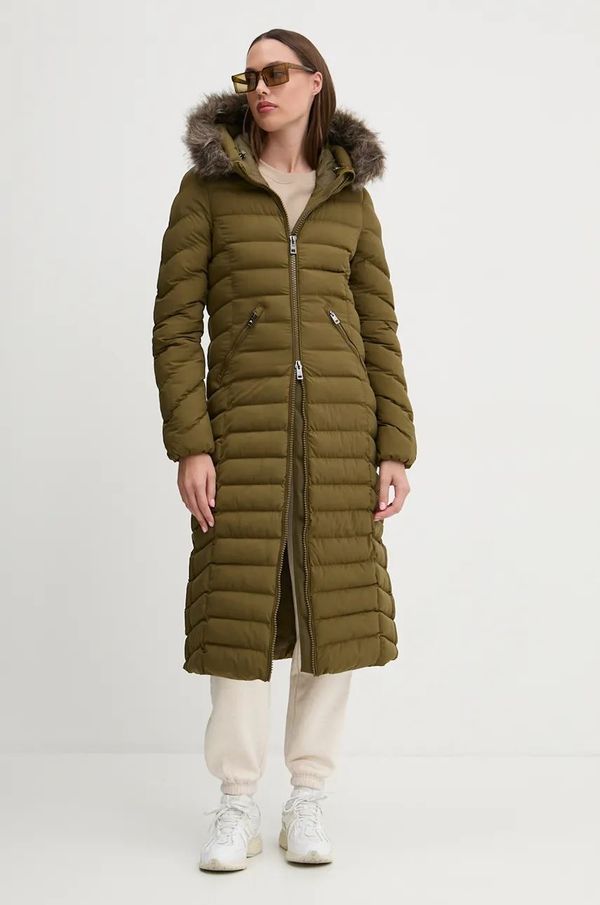 Superdry Jakna Superdry za žene, boja: zelena, za zimu, W5011790A-GMJ