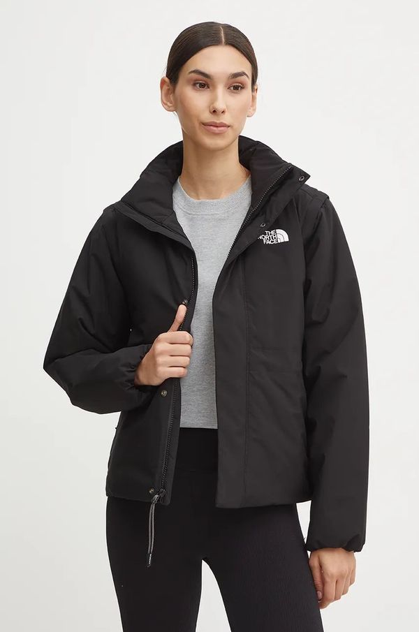The North Face Jakna The North Face Padded 2 in 1 Conv Jacket za žene, boja: crna, za prijelazno razdoblje, NF0A89GXJK31