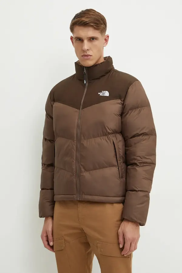The North Face Jakna The North Face Saikuru za muškarce, boja: smeđa, za zimu, NF0A853I7O31