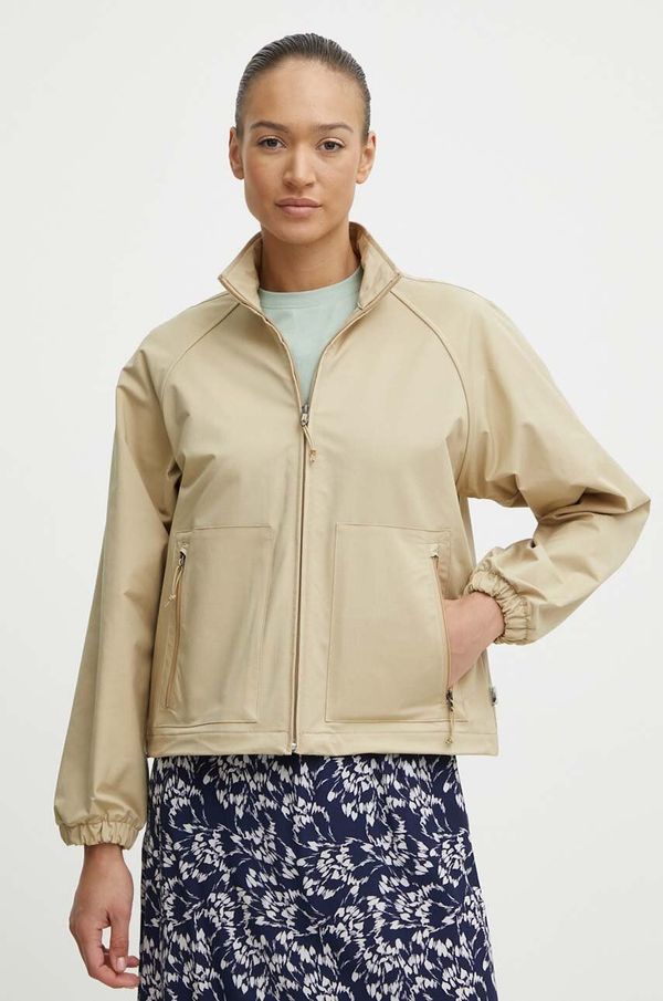 The North Face Jakna The North Face za žene, boja: bež, za prijelazno razdoblje, oversize, NF0A871MLK51