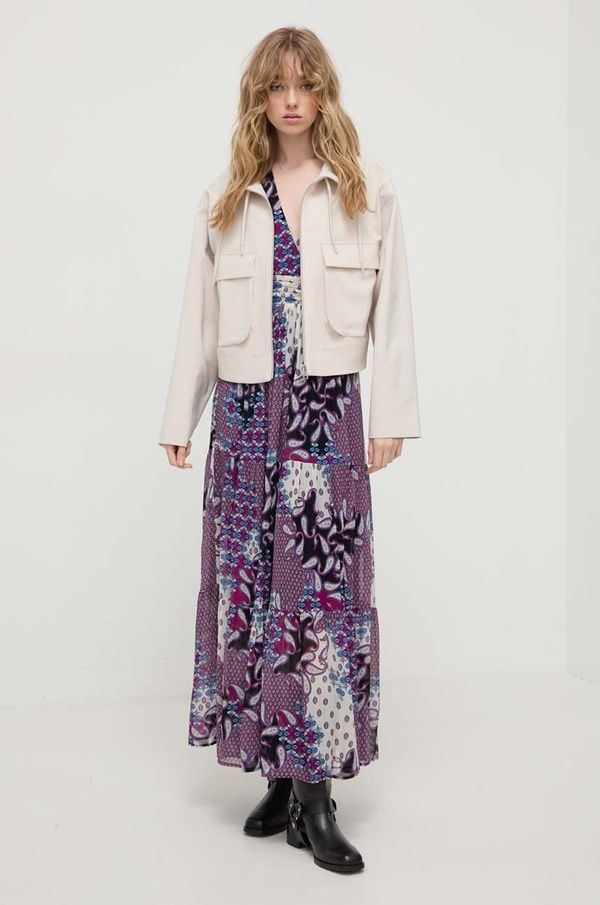 Tiger of Sweden Jakna Tiger Of Sweden za žene, boja: bež, za prijelazno razdoblje