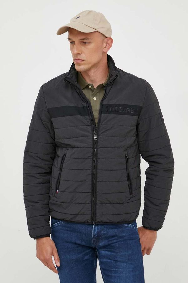 Tommy Hilfiger Jakna Tommy Hilfiger za muškarce, boja: crna, za prijelazno razdoblje