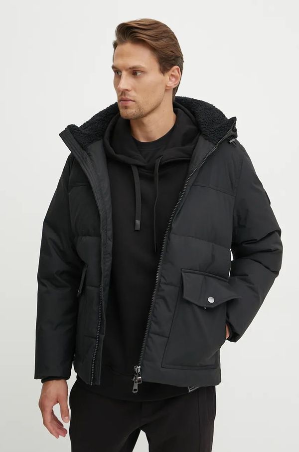 Tommy Hilfiger Jakna Tommy Hilfiger za muškarce, boja: crna, za zimu, MW0MW37125