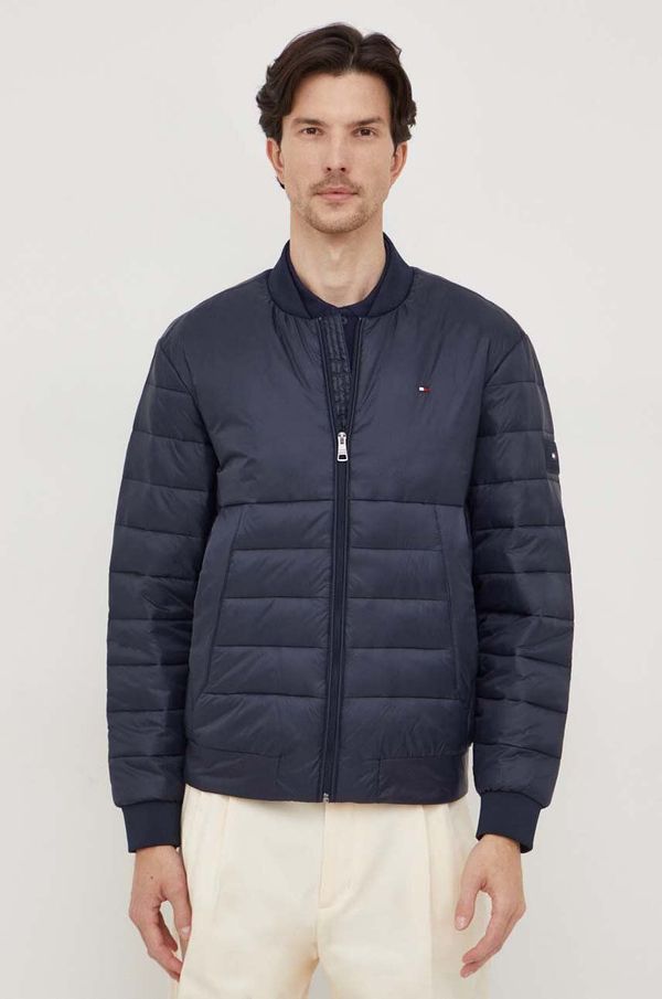 Tommy Hilfiger Jakna Tommy Hilfiger za muškarce, boja: tamno plava, za prijelazno razdoblje, MW0MW33731