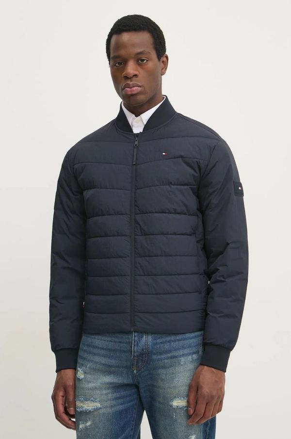 Tommy Hilfiger Jakna Tommy Hilfiger za muškarce, boja: tamno plava, za prijelazno razdoblje, MW0MW37640