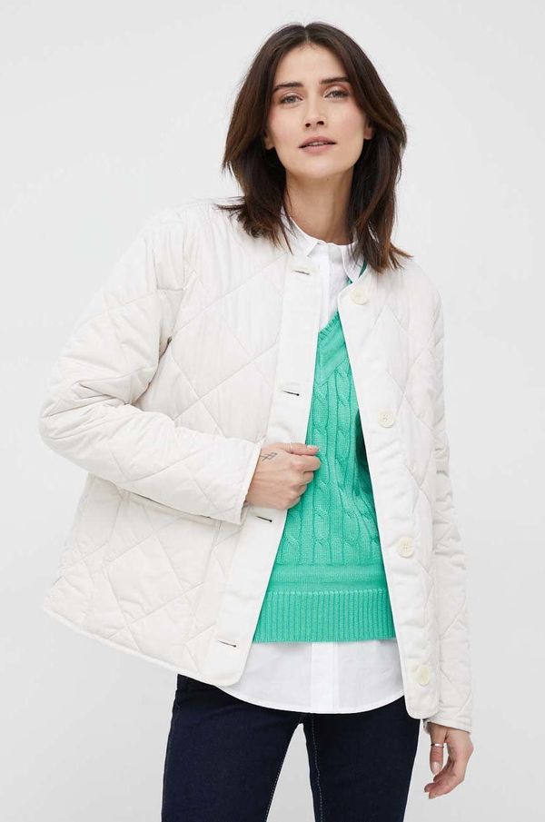 Tommy Hilfiger Jakna Tommy Hilfiger za žene, boja: bež, za prijelazno razdoblje