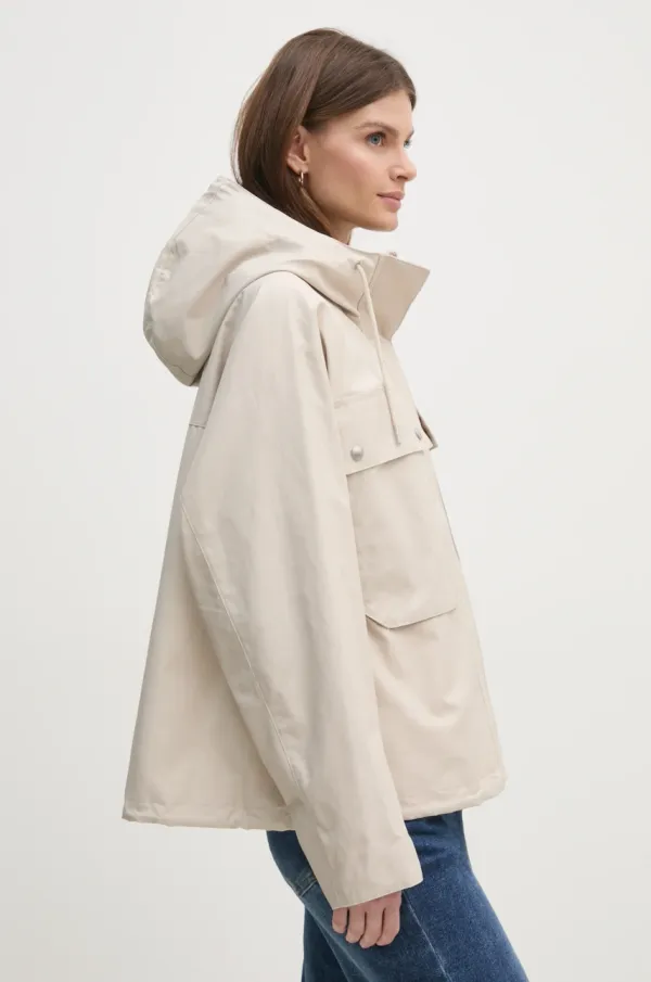 Tommy Hilfiger Jakna Tommy Hilfiger za žene, boja: bež, za prijelazno razdoblje, WW0WW44421