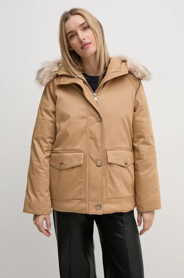 Tommy Hilfiger Jakna Tommy Hilfiger za žene, boja: bež, za zimu, WW0WW42744