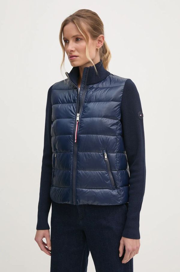 Tommy Hilfiger Jakna Tommy Hilfiger za žene, boja: tamno plava, za prijelazno razdoblje, WW0WW43771
